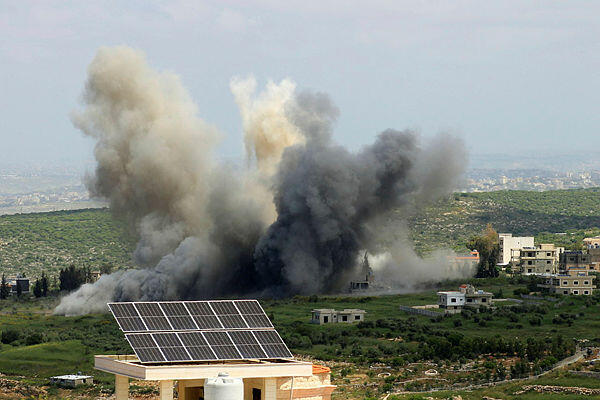 תקיפה ישראלית בלבנון, צילום:  KAWNAT HAJU / AFP