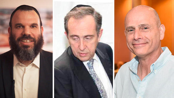 מימין איתן אורנשטיין משה גרטנר ו דן גרטלר 