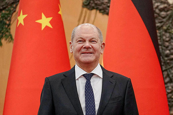 קנצלר גרמניה אולף שולץ ב סין