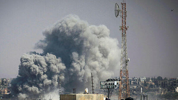 תקיפה של צה"ל ברפיח , צילום: AFP