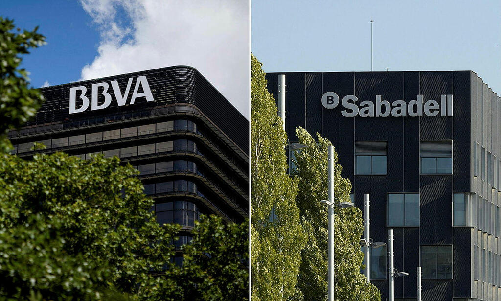 מטות הבנקים BBVA ו בנקו סבאדל Sabadell ב ספרד 