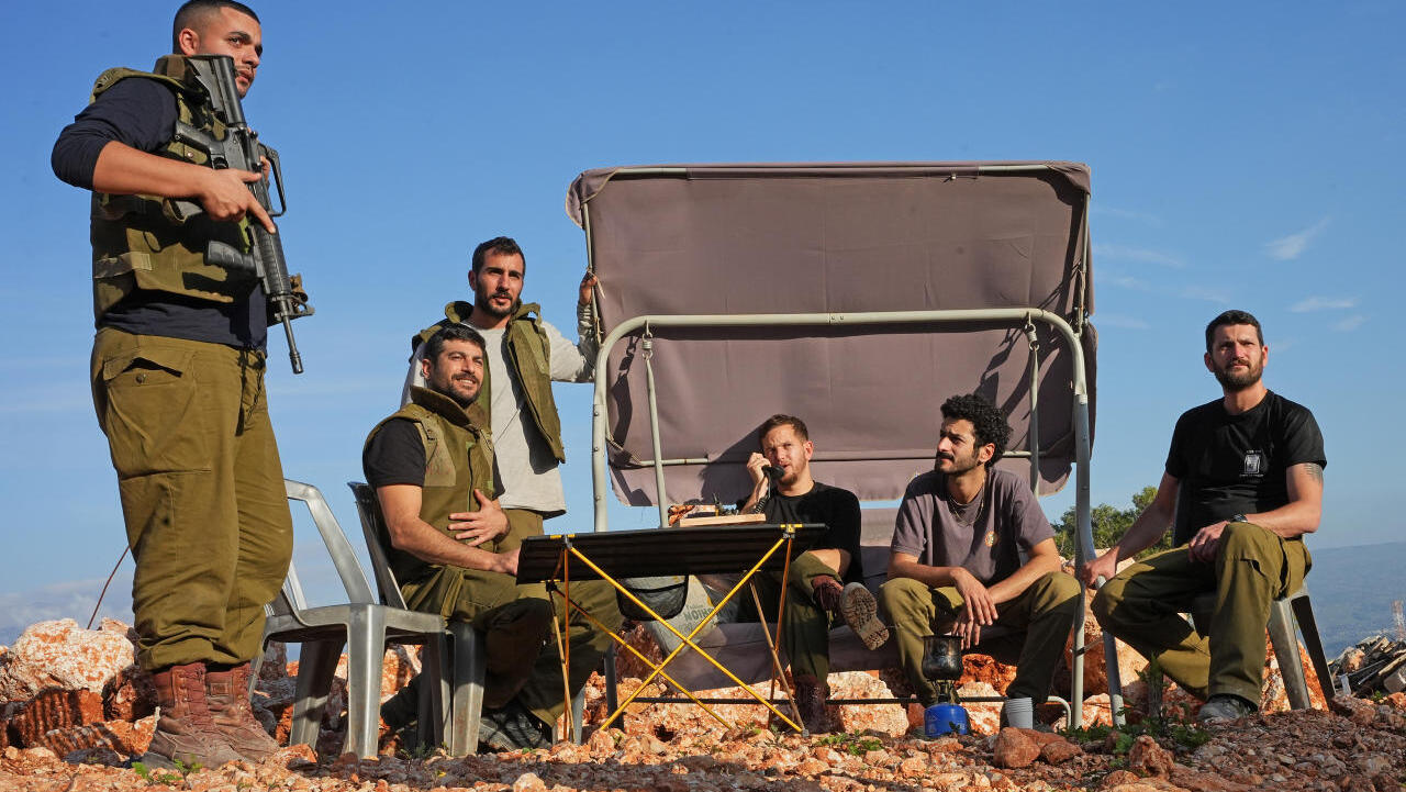 חיילי מילואים צה"ל מילואימניקים בגבול הצפון לבנון