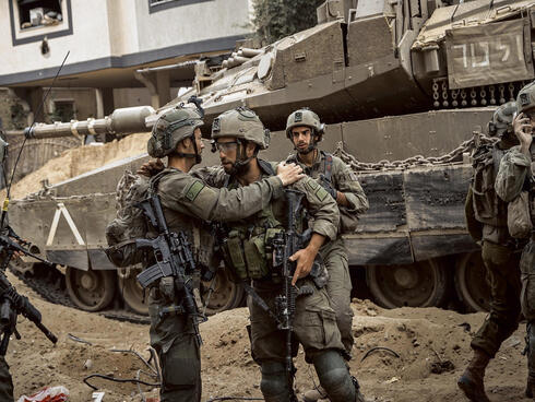 IDF forces in Gaza. 