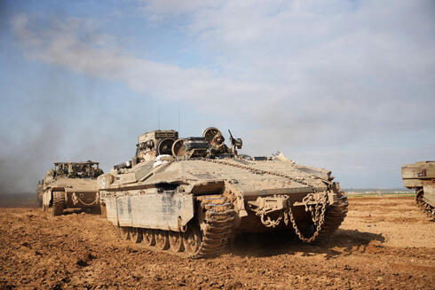 An IDF APC in Gaza  