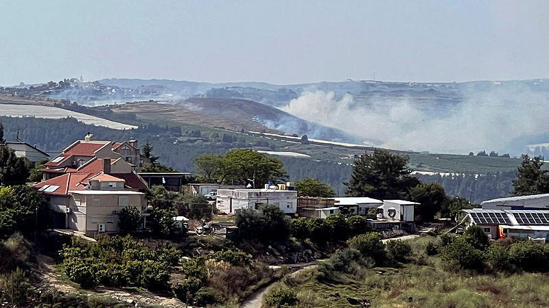 שריפה אחרי נפילה ב רמת הגולן 17.5.24