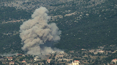 תקיפה של צה"ל בדרום לבנון , צילום: Rabih DAHER / AFP