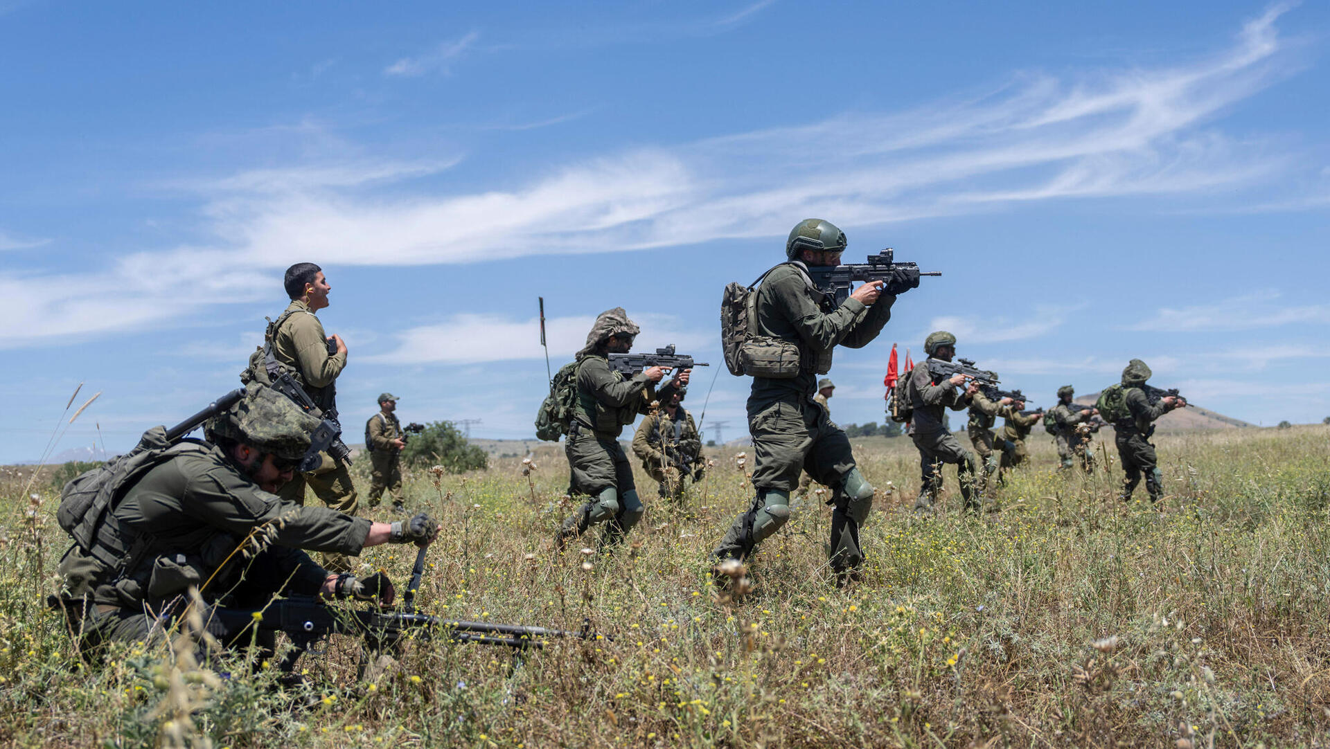 חיילים חיילי מילואים בגולן