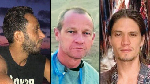 החטופים שגופותיהם חולצו מעזה -  מימין: אוריון הרננדס, מישל ניסנבאום וחנן יבלונקה, צילומים: מאלבומים פרטיים ובאדיבות המשפחות