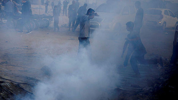 לאחר התקיפה של צה"ל ברפיח, צילום: REUTERS/Mohammed Salem