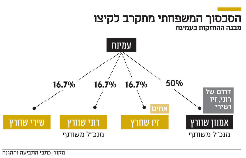 אינפו הסכסוך המשפחתי מתקרב לקיצו