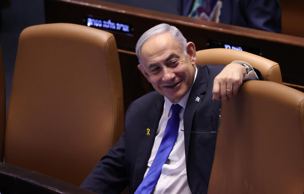 ראש הממשלה בנימין נתניהו ב מליאת הכנסת 27.5.24