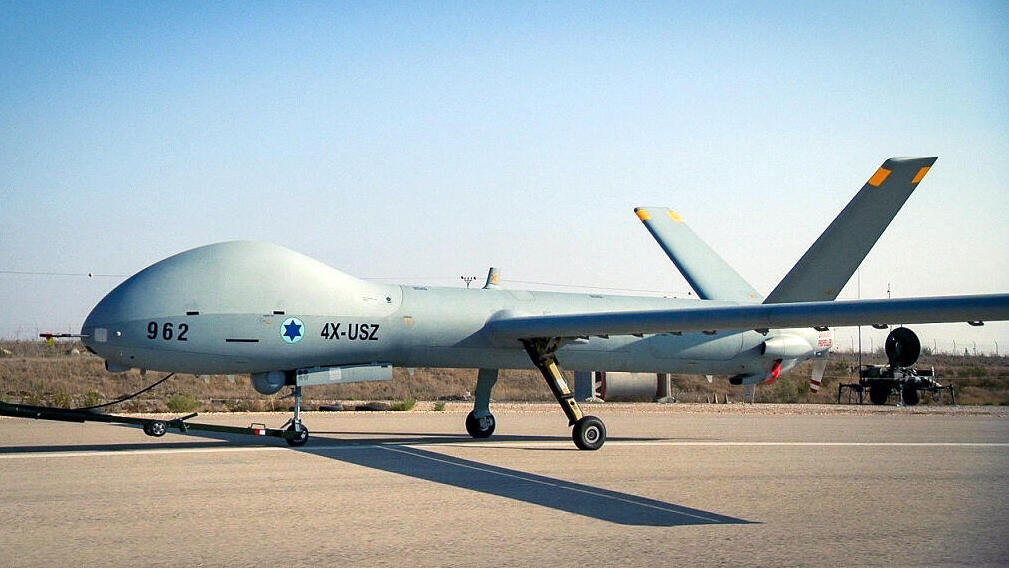 כטב"מ הרמס 900 מתוצרת אלביט מערכות (צילום: אלביט) מלט הרמס 900 מ תוצרת אלביט של חיל האוויר