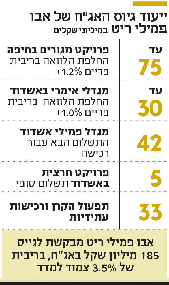 אינפו ייעוד גיוס האג"ח של אבו פמילי ריט