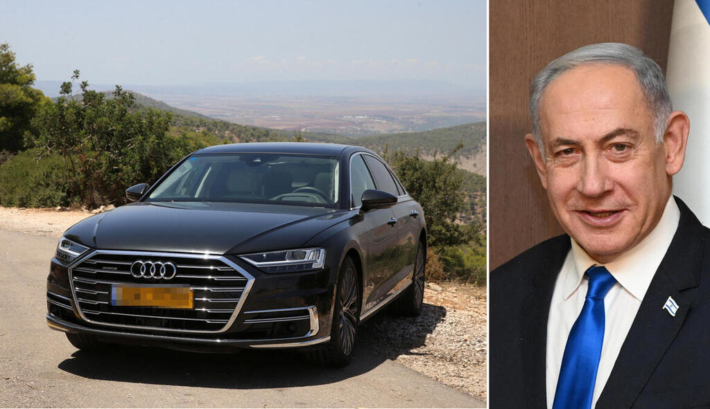 ראש הממשלה בנימין נתניהו ו אאודי A8
