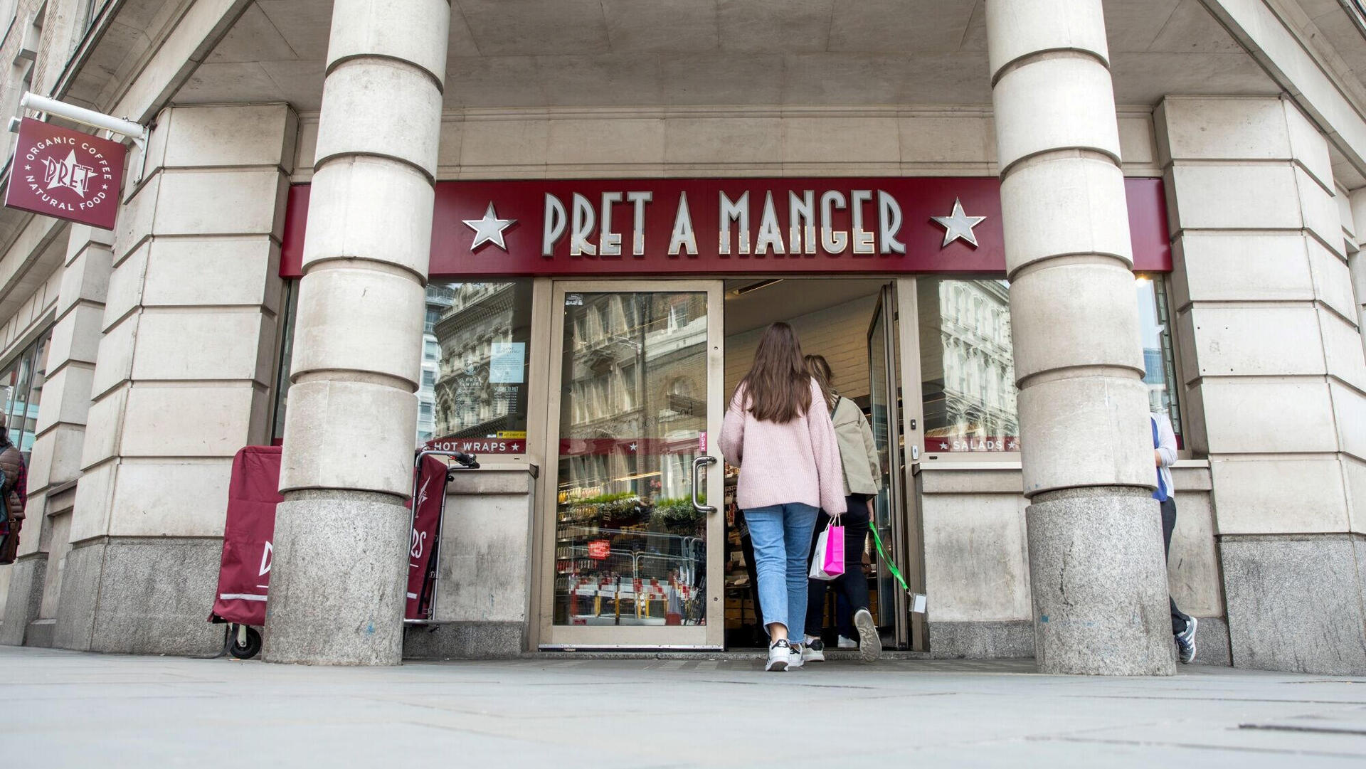 סניף של Pret A Manger בלונדון