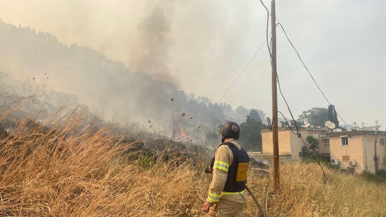 שריפה ברכס רמים