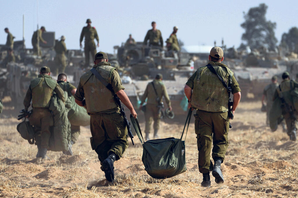 חיילי מילואים בחזית