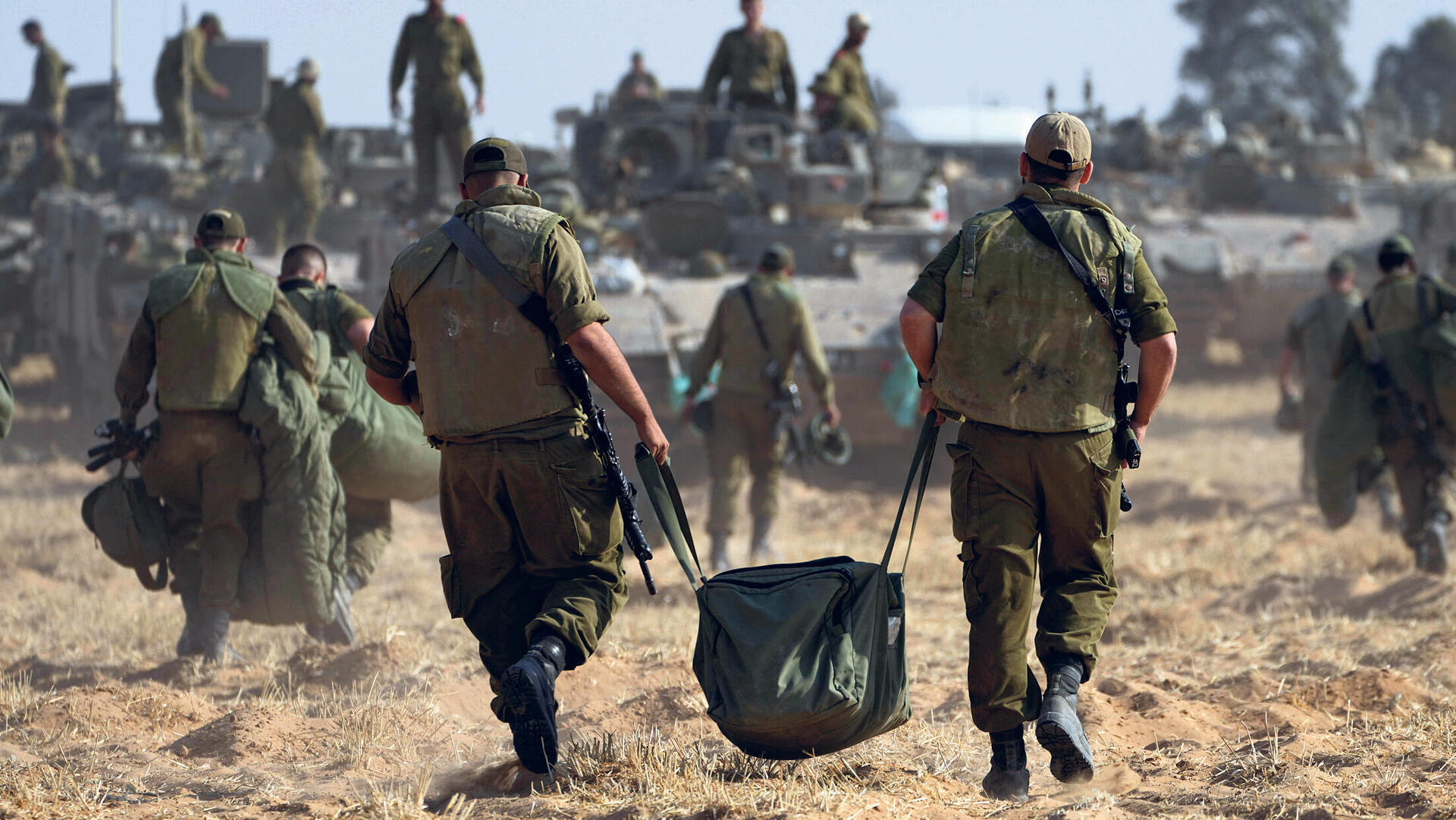 חיילי מילואים בחזית