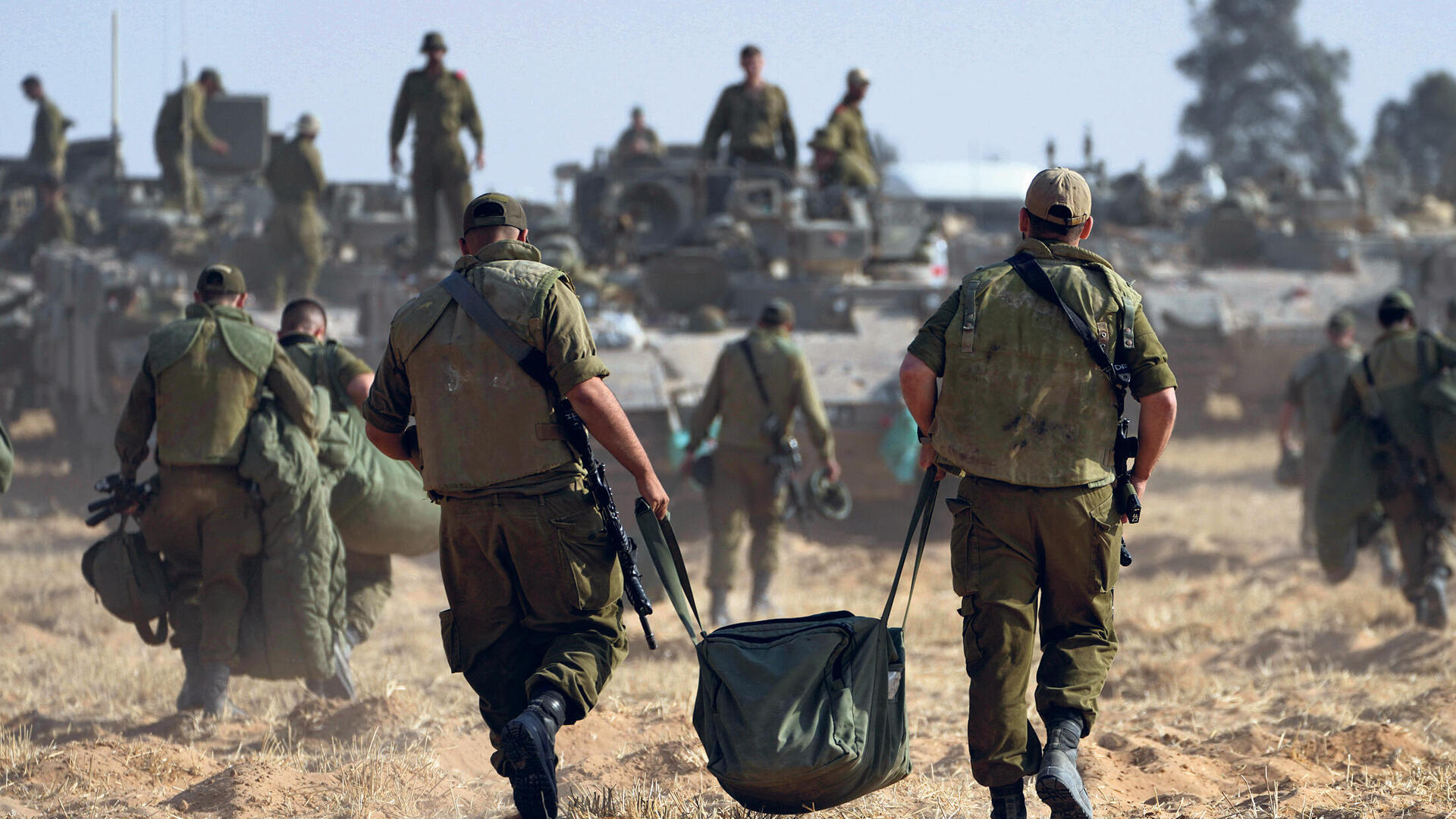 חיילי מילואים בחזית