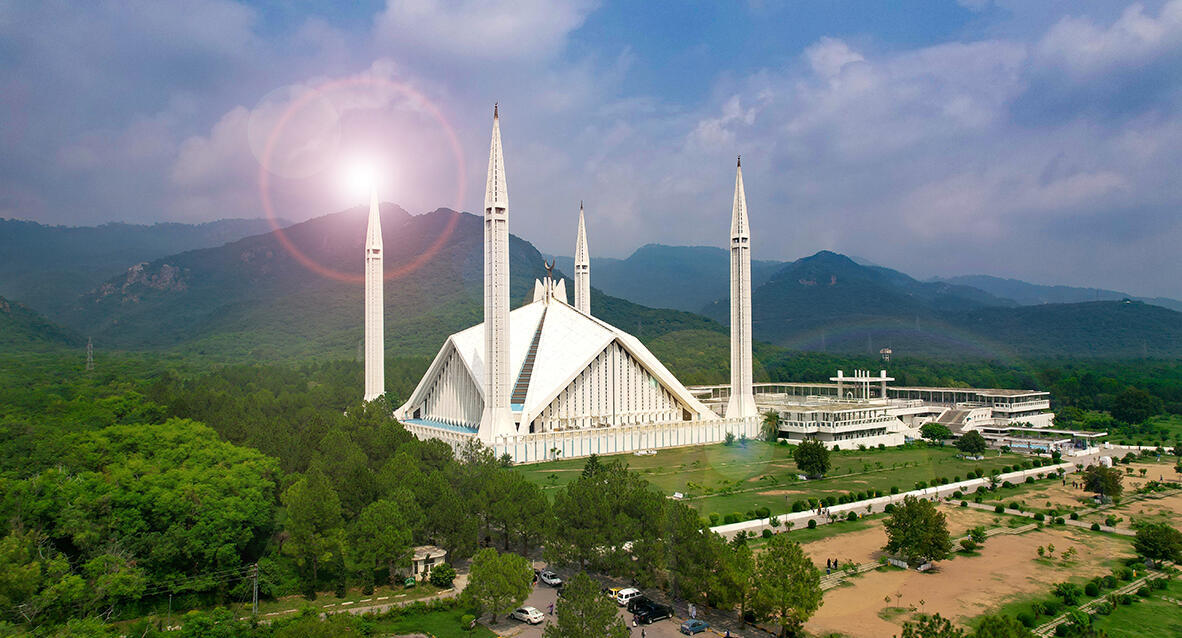 פוטו מקומות אסורים לישראלים פקיסטן איסלמבאד מסגד השאה פייסל גבעות מרגלה   8 
