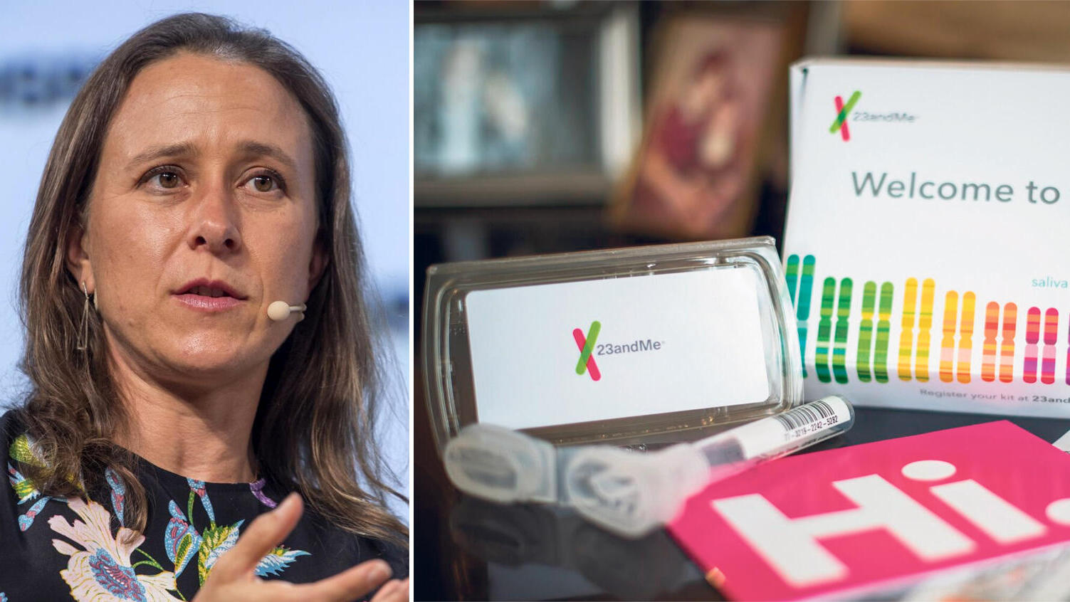 מנכ"לית 23andMe אן ווייציצקי בדיקה גנטית