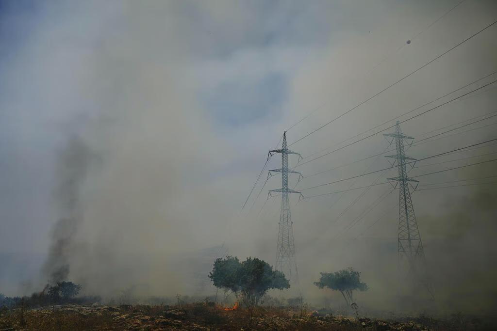 שריפה ב צפון רמות נפתלי