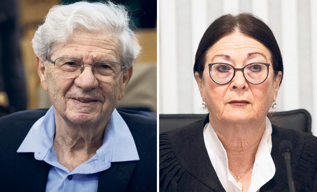 נשיאי העליון בדימוס אסתר חיות ו אהרן ברק