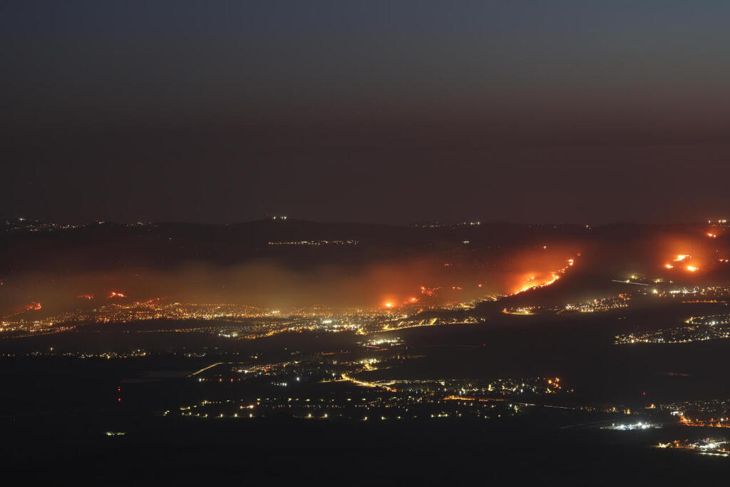 מוסף שבועי 6.6.24 שריפה שרפות אש רכס בוער קריית שמונה מלחמה בצפון