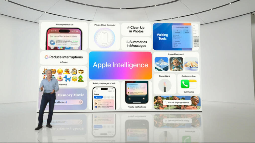 אירוע המפתחים של אפל: הכריזה על Apple Intelligence - מערך הבינה המלאכותית שלה