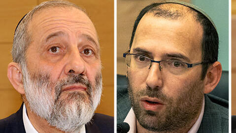 מימין משה סעדה שמחה רוטמן ו אריה דרעי