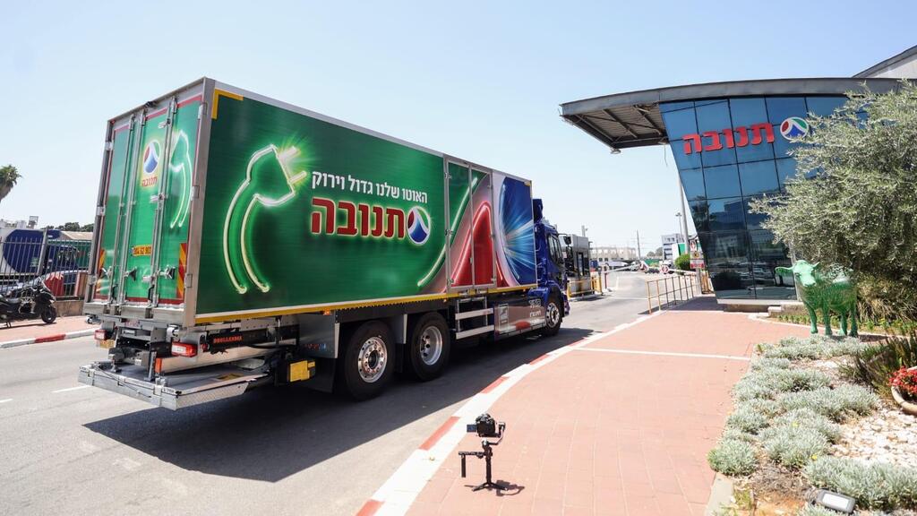 משאית חשמלית וולוו של תנובה