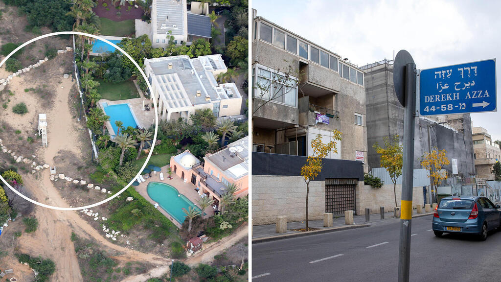 ביתי משפחת נתניהו ב רחוב עזה ירושלים וב קיסריה