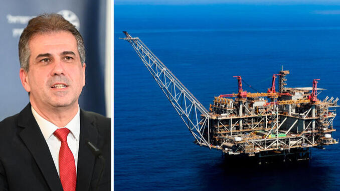 מאגר לווייתן והשר אלי כהן (צילומים: REUTERS/Ari Rabinovitch יאיר שגיא) אלי כהן שר החוץ ו מאגר לווייתן