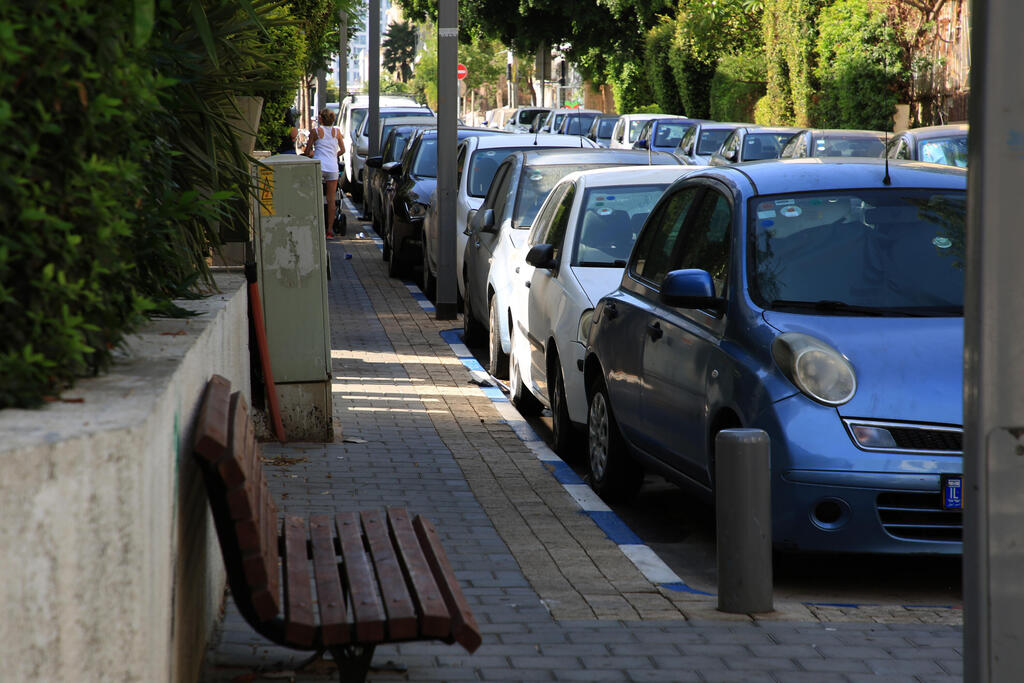 חניות חניה חנייה כחול לבן תל אביב 29.9.20