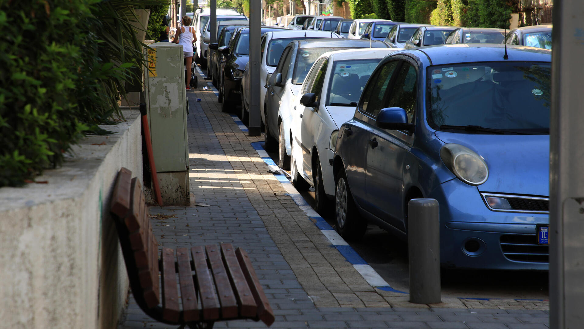 חניות חניה חנייה כחול לבן תל אביב 29.9.20