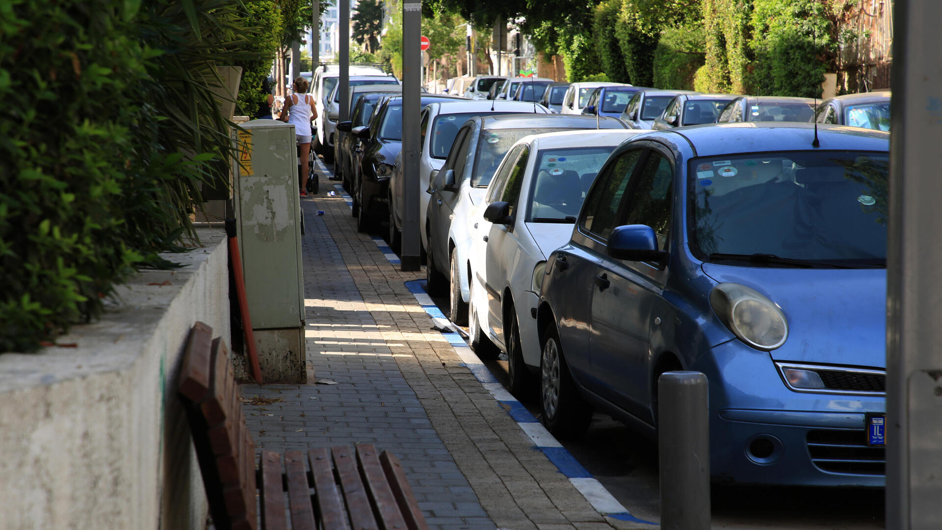 חניות חניה חנייה כחול לבן תל אביב 29.9.20