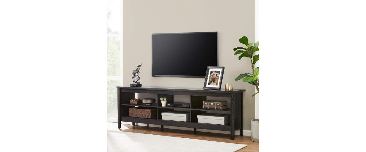 WAMPAT TV Stand for 75 Inch TV 