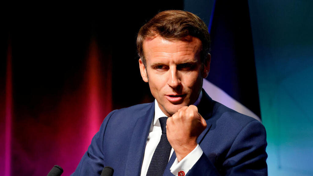 נשיא צרפת, עמנואל מקרון (צילום: Ludovic Marin, AP) נשיא צרפת עמנואל מקרון