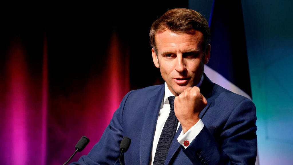 נשיא צרפת עמנואל מקרון (צילום: Ludovic Marin, AP) נשיא צרפת עמנואל מקרון
