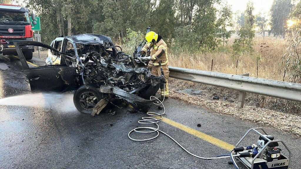 תיעוד זירה זירת פגיעת פגיעה נפילה נפילת ישירה רמת הגולן גולן צפון ירי יריות רקטה