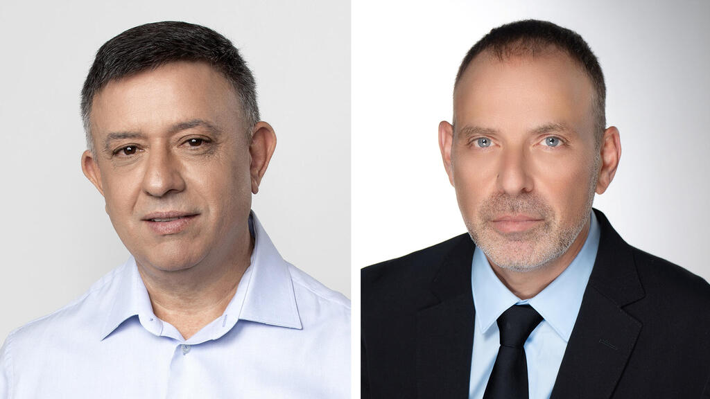מימין: מנכ"ל yes אילן סיגל ומנכ"ל פרטנר אבי גבאי 