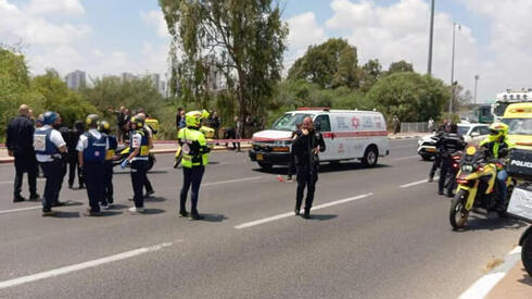 זירת הפיגוע , צילום: מד"א