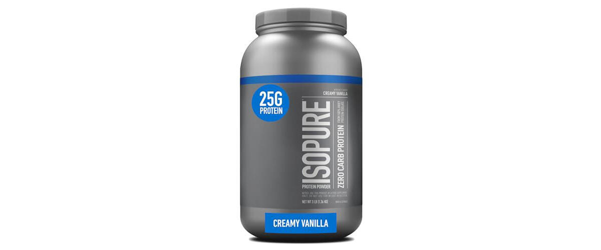 Isopure Creamy Vanilla Whey Isolate Protein Powder