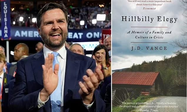 ג'יי די ואנס והספר Hillbilly Elegy