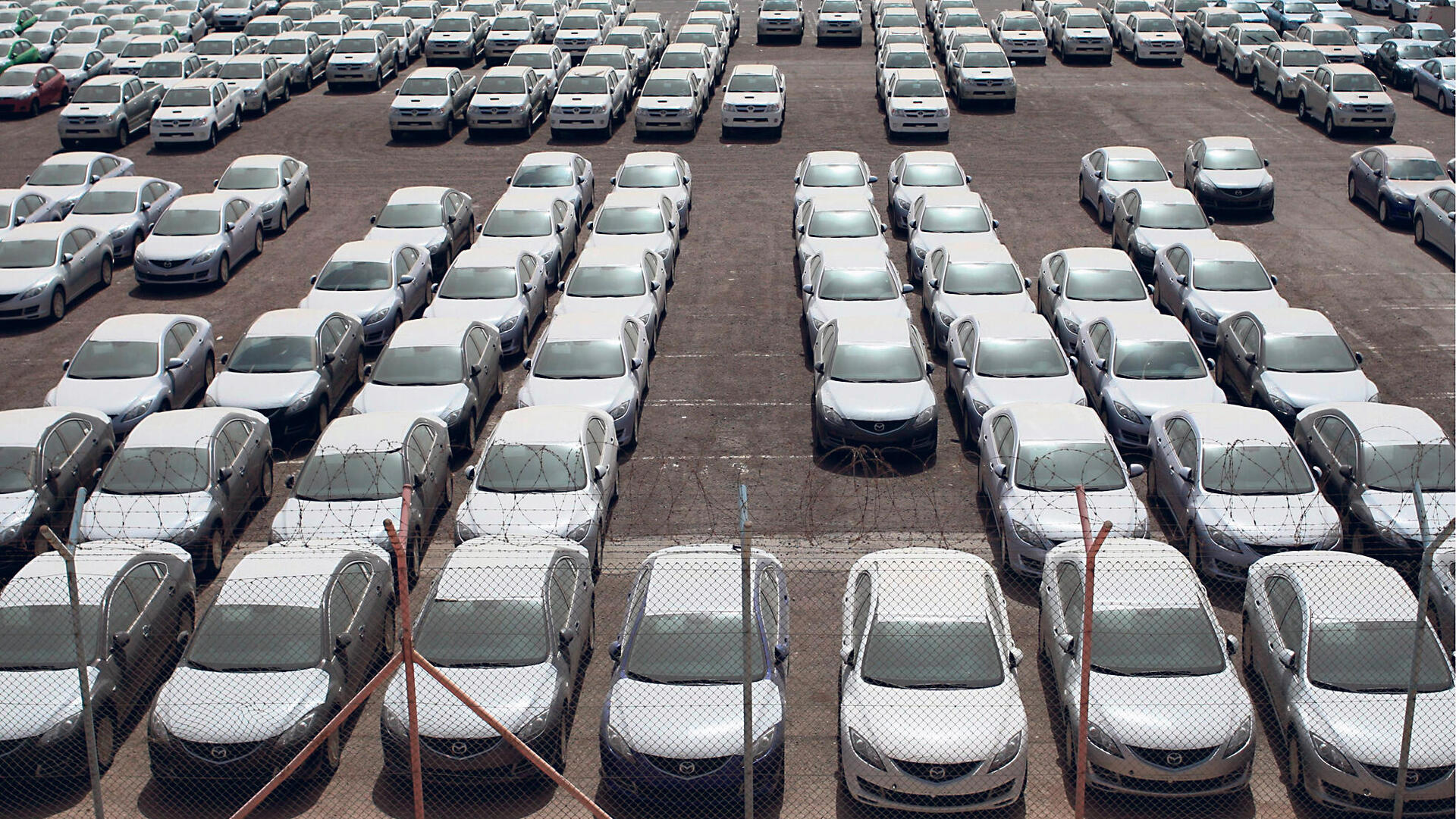 פנאי נמל אילת רכבים מגרש של ה מכס