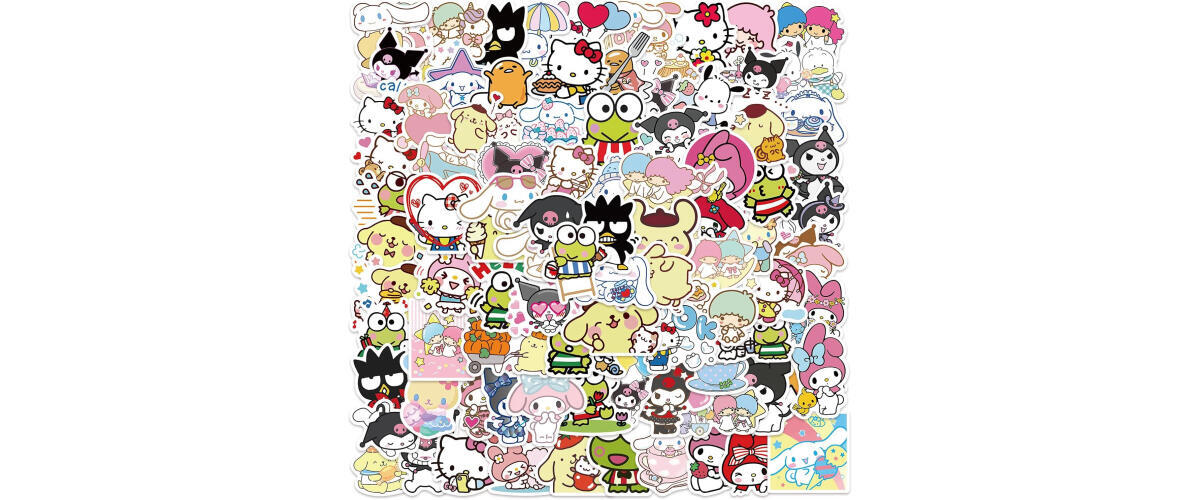 NIUKOY Kawaii Anime Laptop Stickers