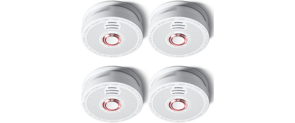 SITERLINK Smoke Alarm, 4 Pack