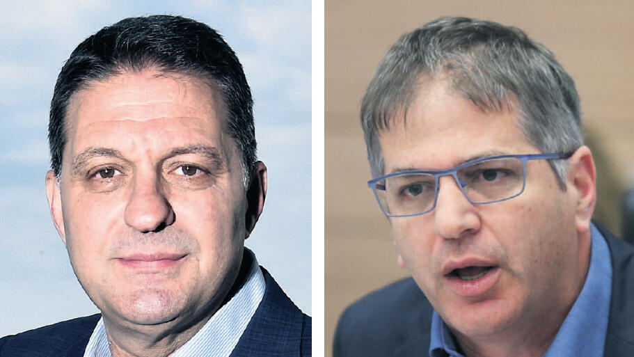 מימין: שר החינוך יואב קיש ויו"ר השלטון המקומי חיים ביבס