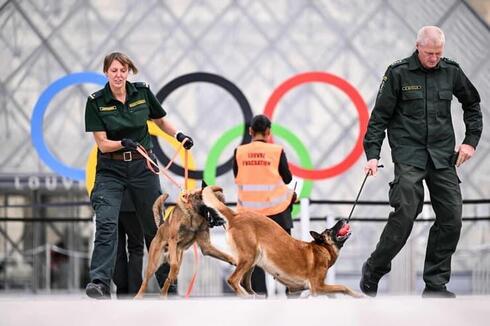 עשרות שוטרים בכל פינת רחוב בפריז, צילום: Kirill KUDRYAVTSEV / AFP