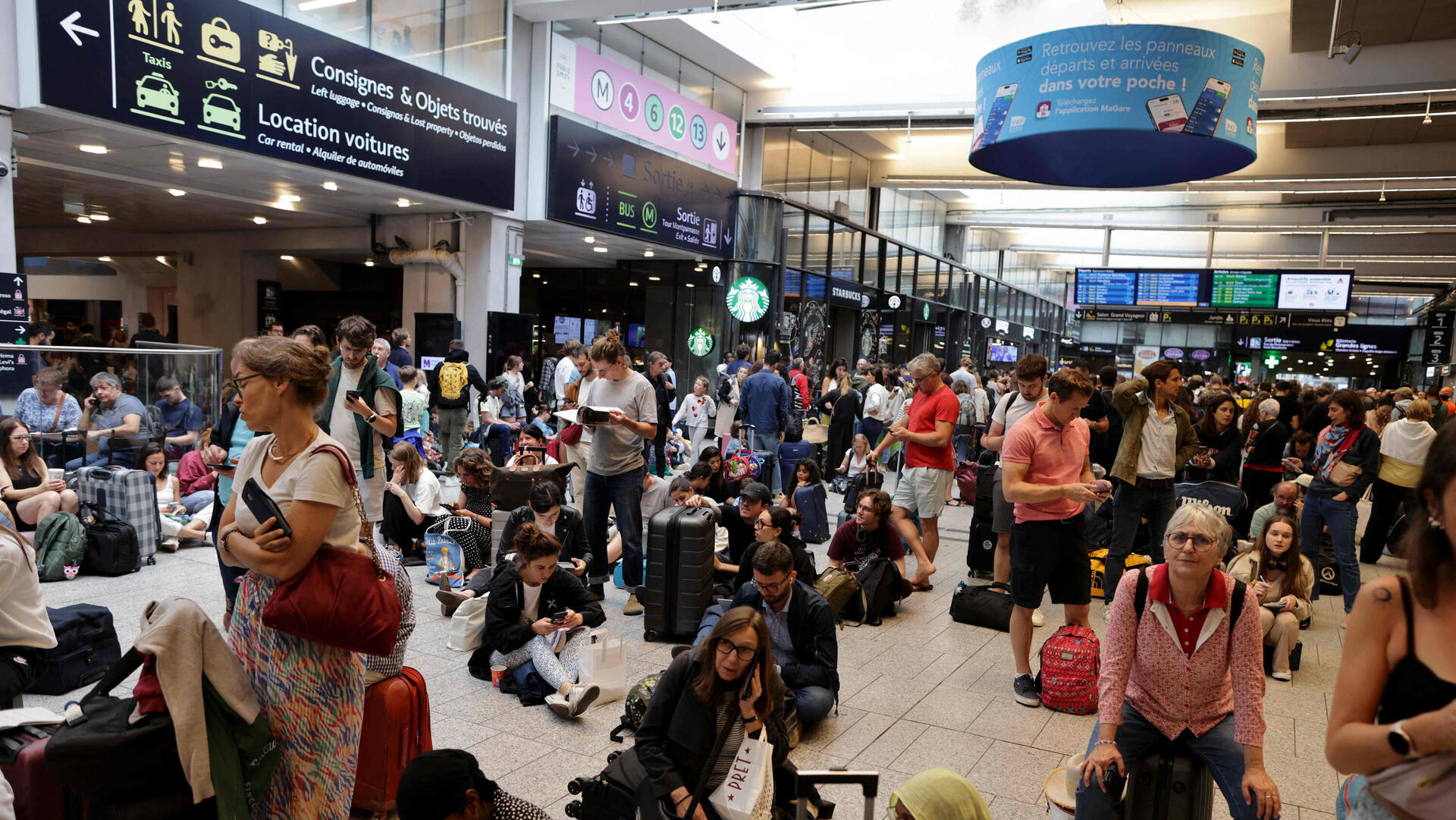 שיבושים בתנועת הרכבות בפריז שעות לפני פתיחת האולימפיאדה